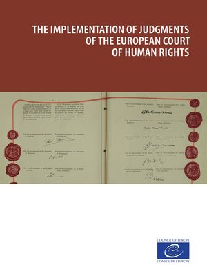 cover image of The implementation of judgments of the European Court of Human Rights